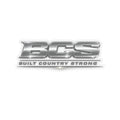 BCS 'Built Country Strong' Metal-Look Kiss-Cut Sticker