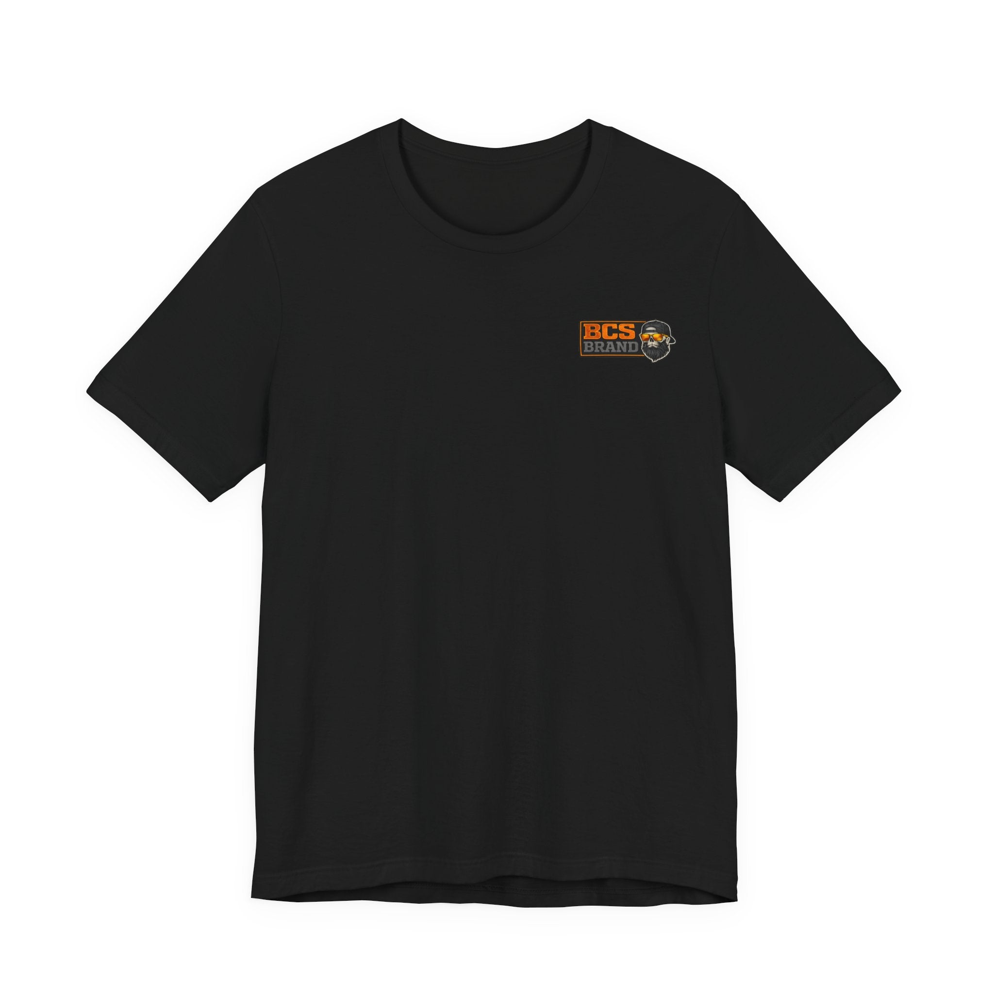 NO EXCUSES – BCS Work Skull Vertical Tee (Blaze Orange, Black, Autumn)