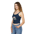 Aloha Days Turtle Crop Tank — Women's Spaghetti Strap Summer Top