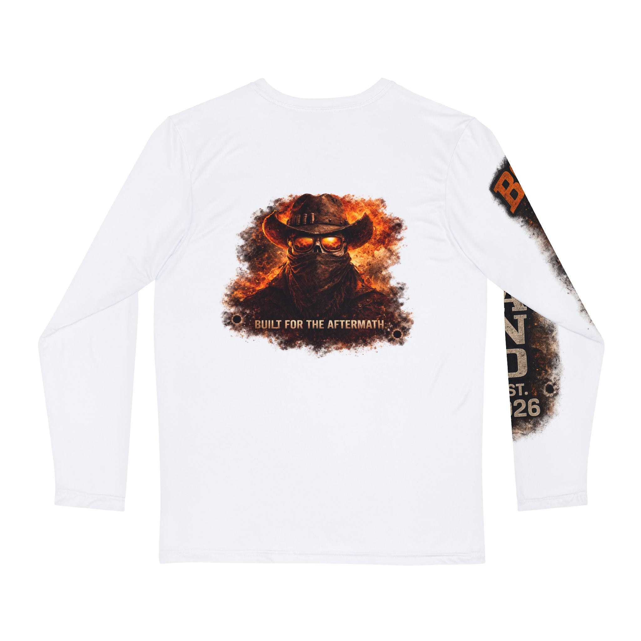 BCS Brand “Built for the Aftermath” Long Sleeve Shirt | Outlaw Graphic Tee | EST. 2026 Streetwear