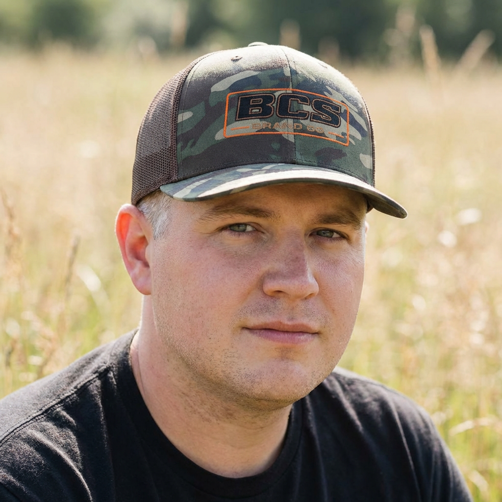 BCS Brand Co Camo Patch Hat – EST. 2026 Edition