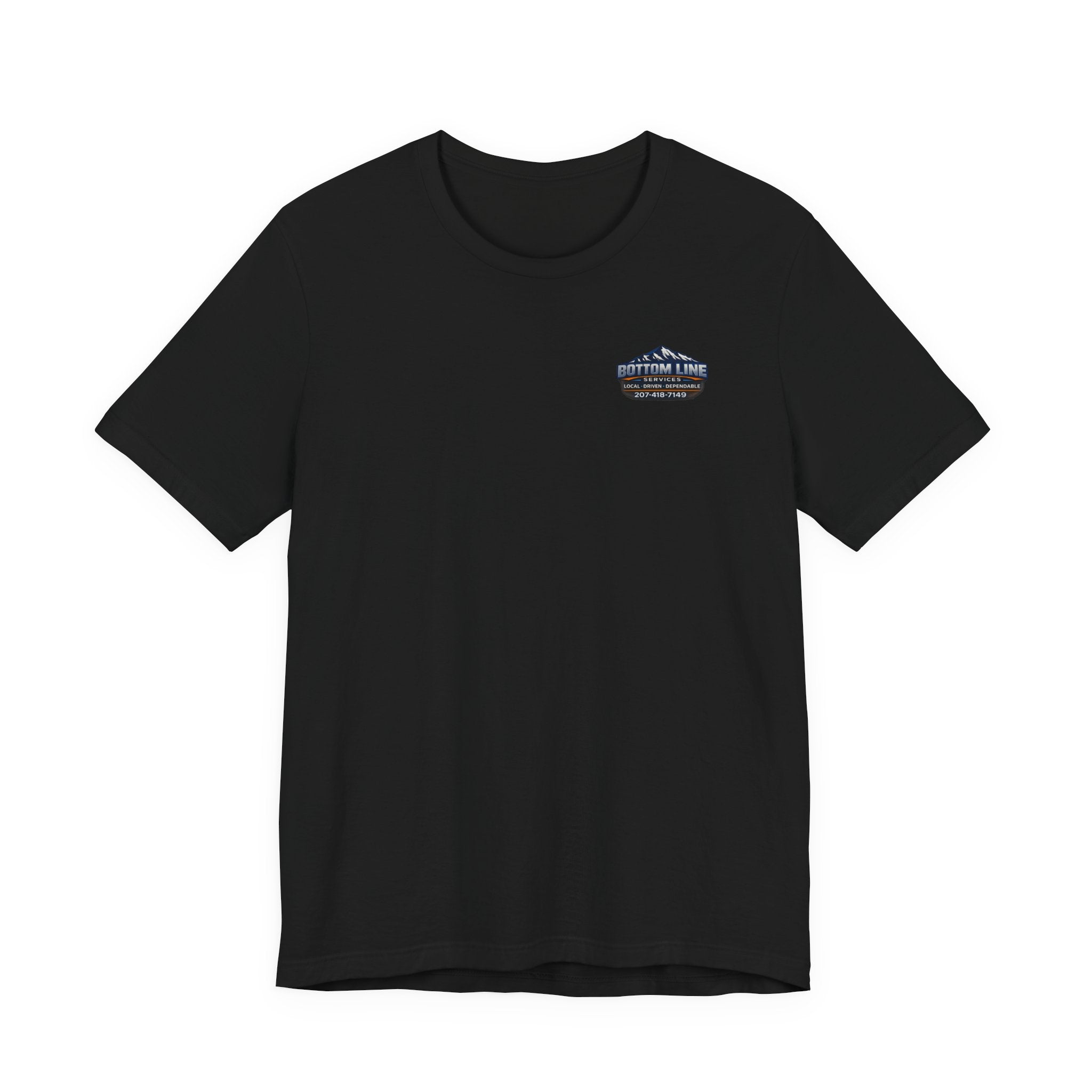 Bottom Line Services Logo T-Shirt — Exterior Cleaning & Detailing Company Tee