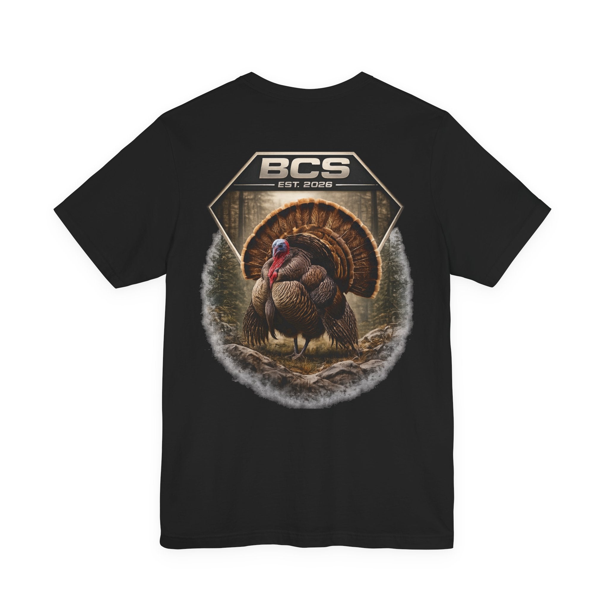 BCS Turkey Badge Tee – Built Country Strong Outdoor Edition