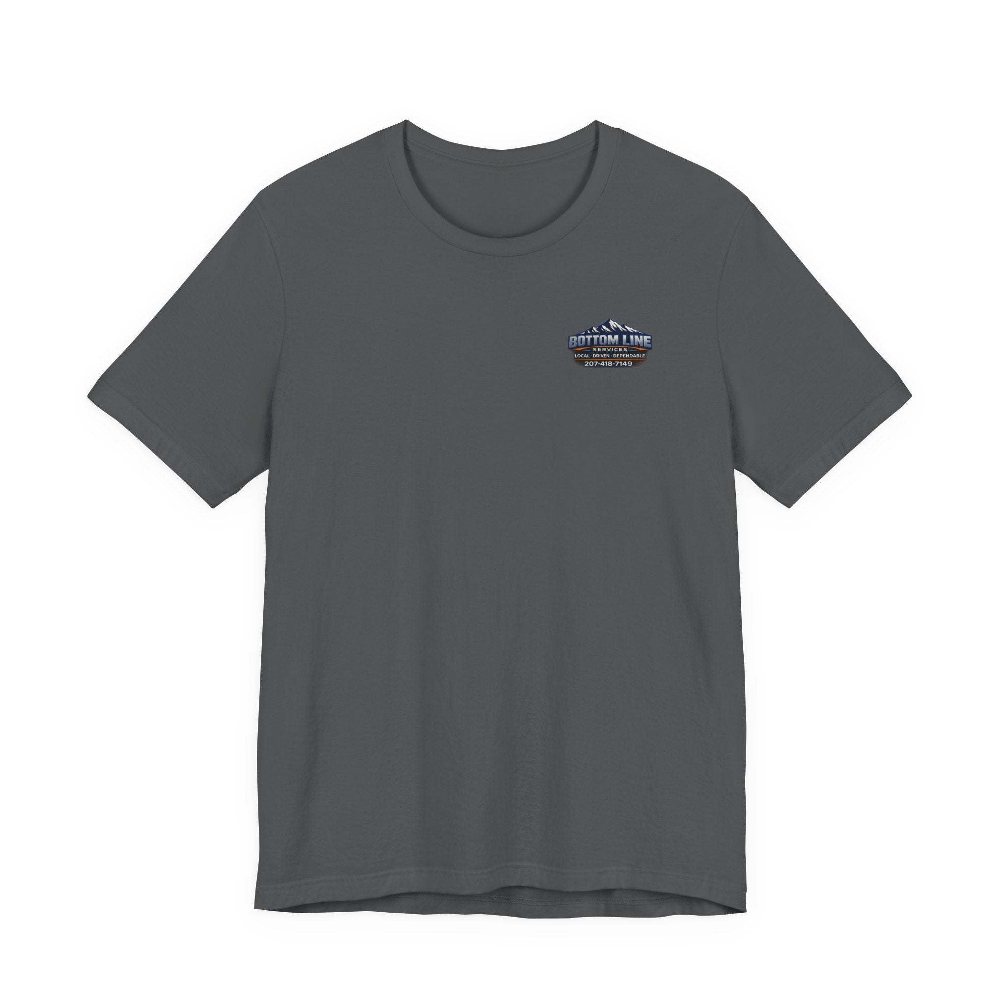 Bottom Line Services Logo T-Shirt — Exterior Cleaning & Detailing Company Tee
