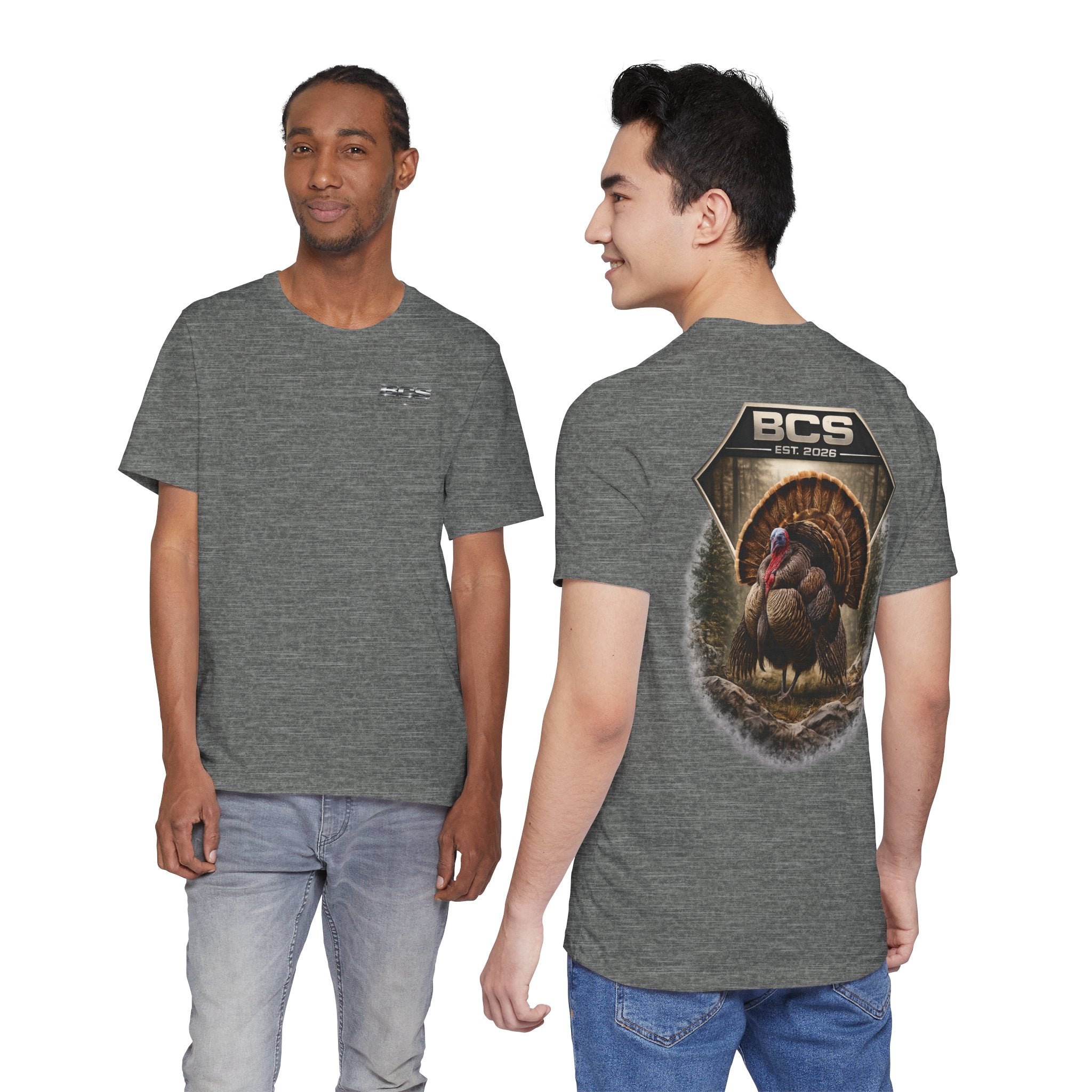 BCS Turkey Badge Tee – Built Country Strong Outdoor Edition