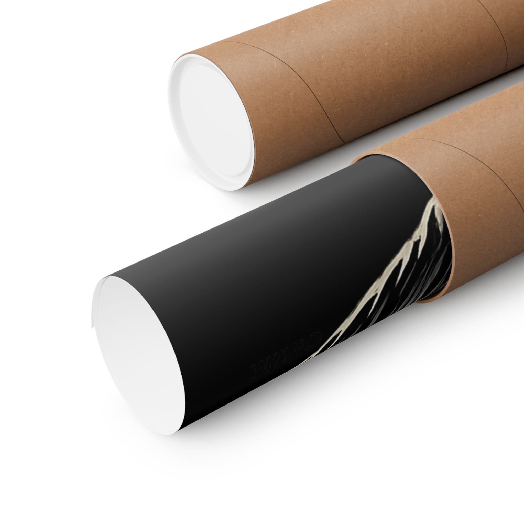 BCS Brand Beard Skull Poster — Matte Horizontal Graphic Print