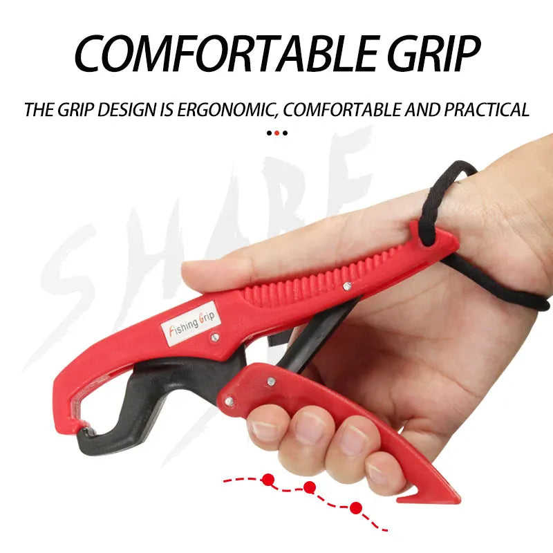 BCS Pro Angler Fish Lip Gripper with Safety Lanyard