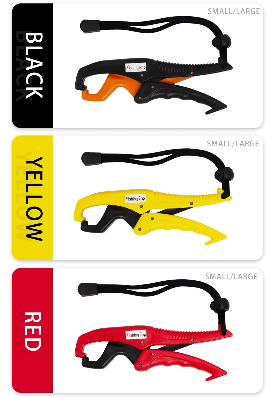 BCS Pro Angler Fish Lip Gripper with Safety Lanyard