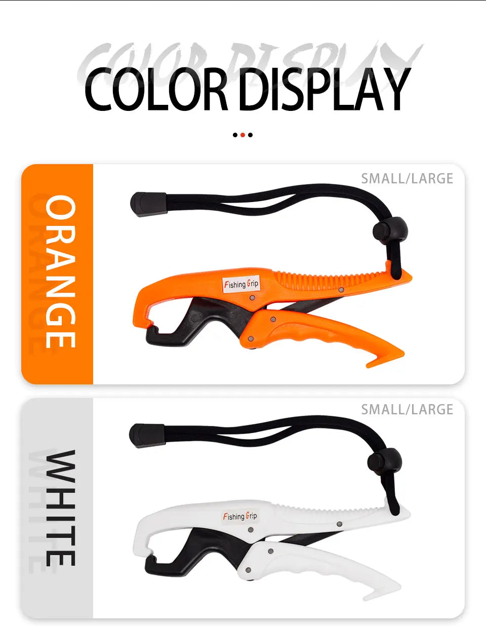 BCS Pro Angler Fish Lip Gripper with Safety Lanyard